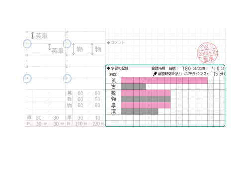 今週の目標記入欄